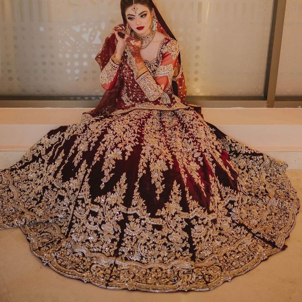 Pakistani bridal lehanga dress